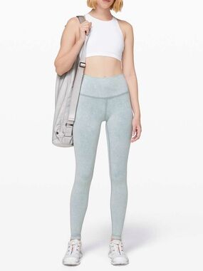 Lululemon Wunder Under High-Rise Tight *Snow Washed 28" size 4 Washed Chambray